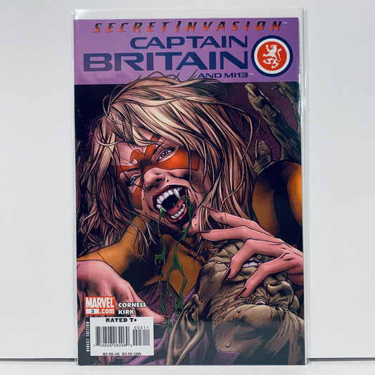 Captain Britain and MI: 13 (2008) #3A (VF)