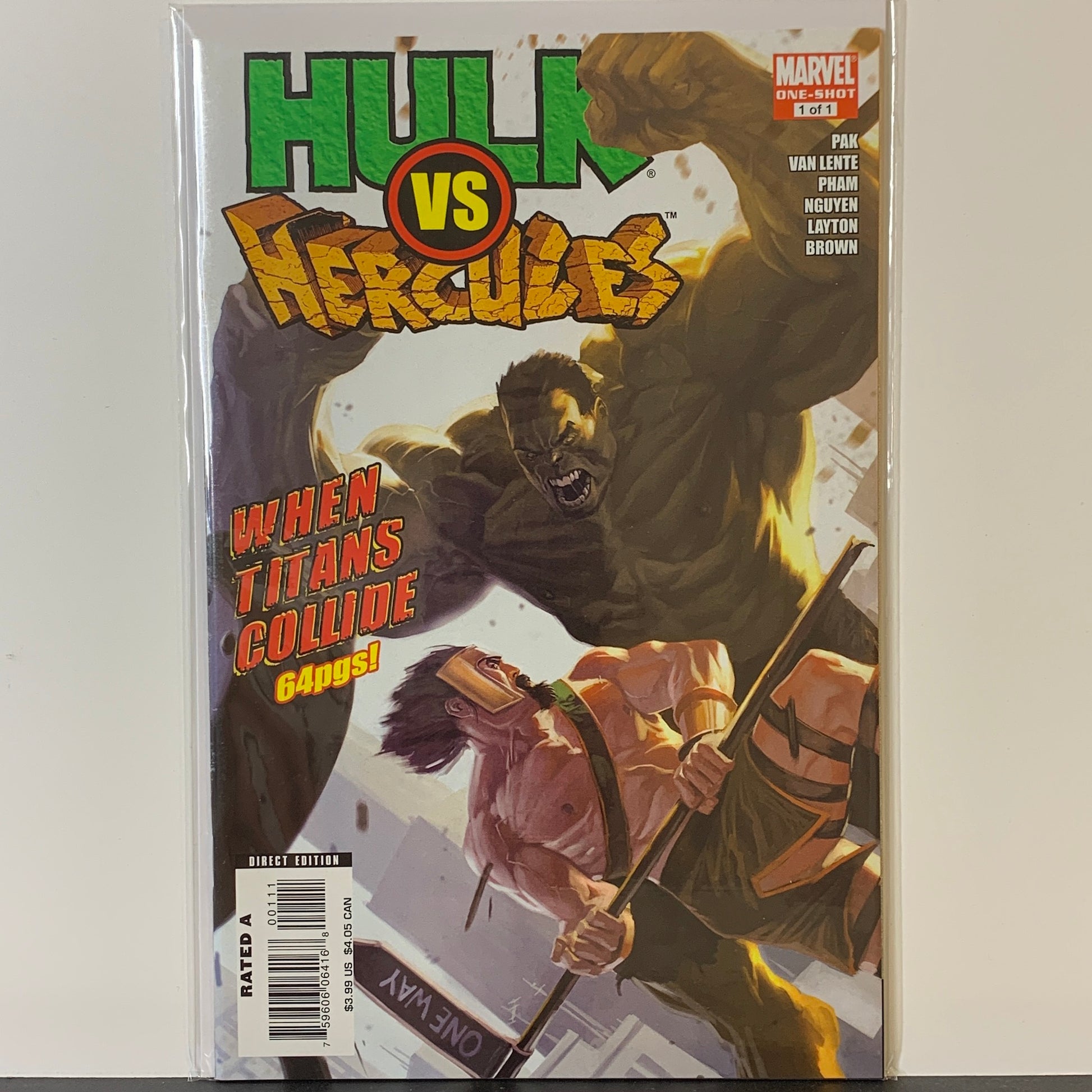 Hulk vs. Hercules: When Titans Collide (2008) #1 (VF)